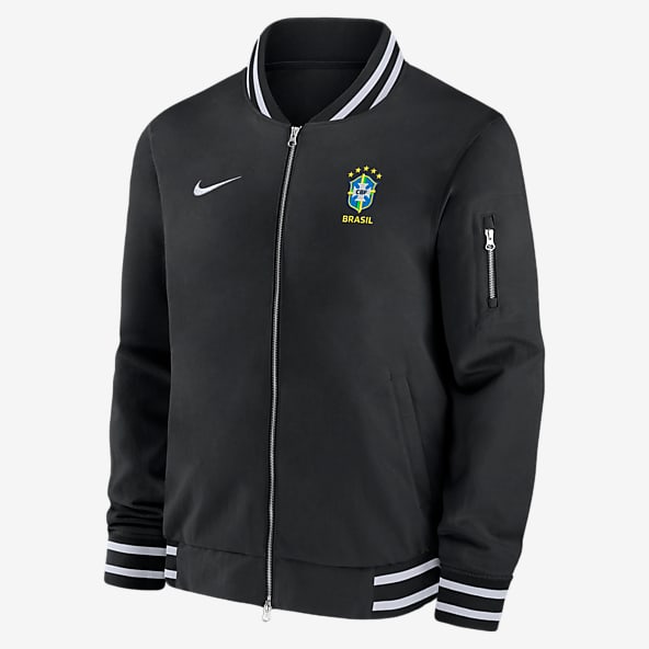 Brazil soccer jacket nike top